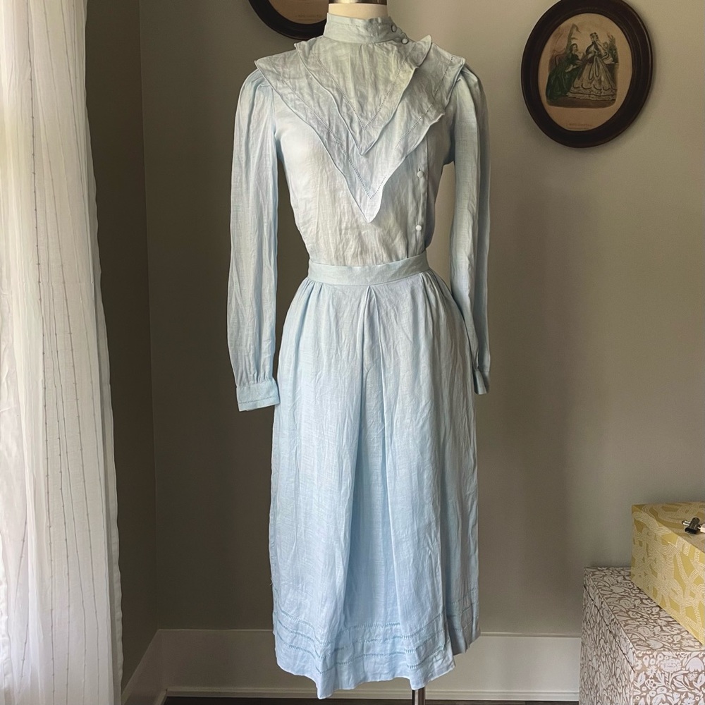 VINTAGE 1970s Cloak of Many Colors 2 Piece Victorian Set - Liberty & Lucrezia - Picture 5 of 16